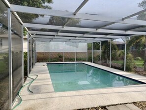 Alberca al aire libre 