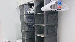 A storage unit with multiple compartments for organizing items. - Talavera- vibrant Mexican-inspired apt in Salem (Salem)
