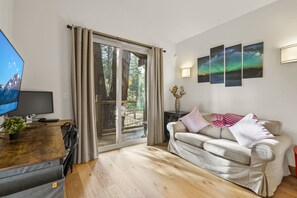 Smart-TV, Kamin, Videospiele, DVD-Player