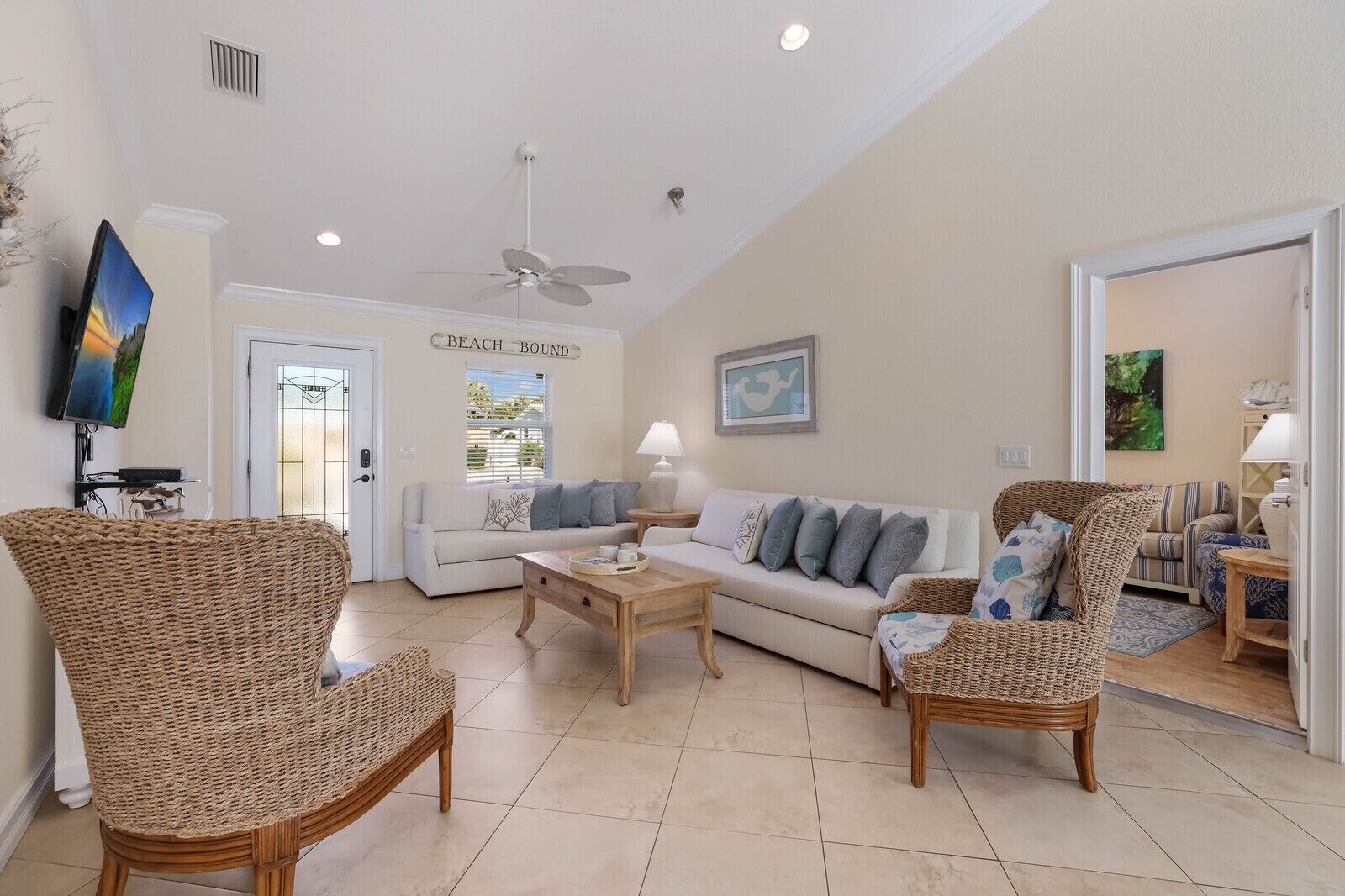 Smart TV, DVD player, table tennis