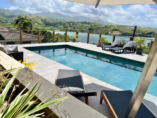 Outdoor pool - Escape to Paradise at Villa Adina Grenada (Westerhall Land Settlement)