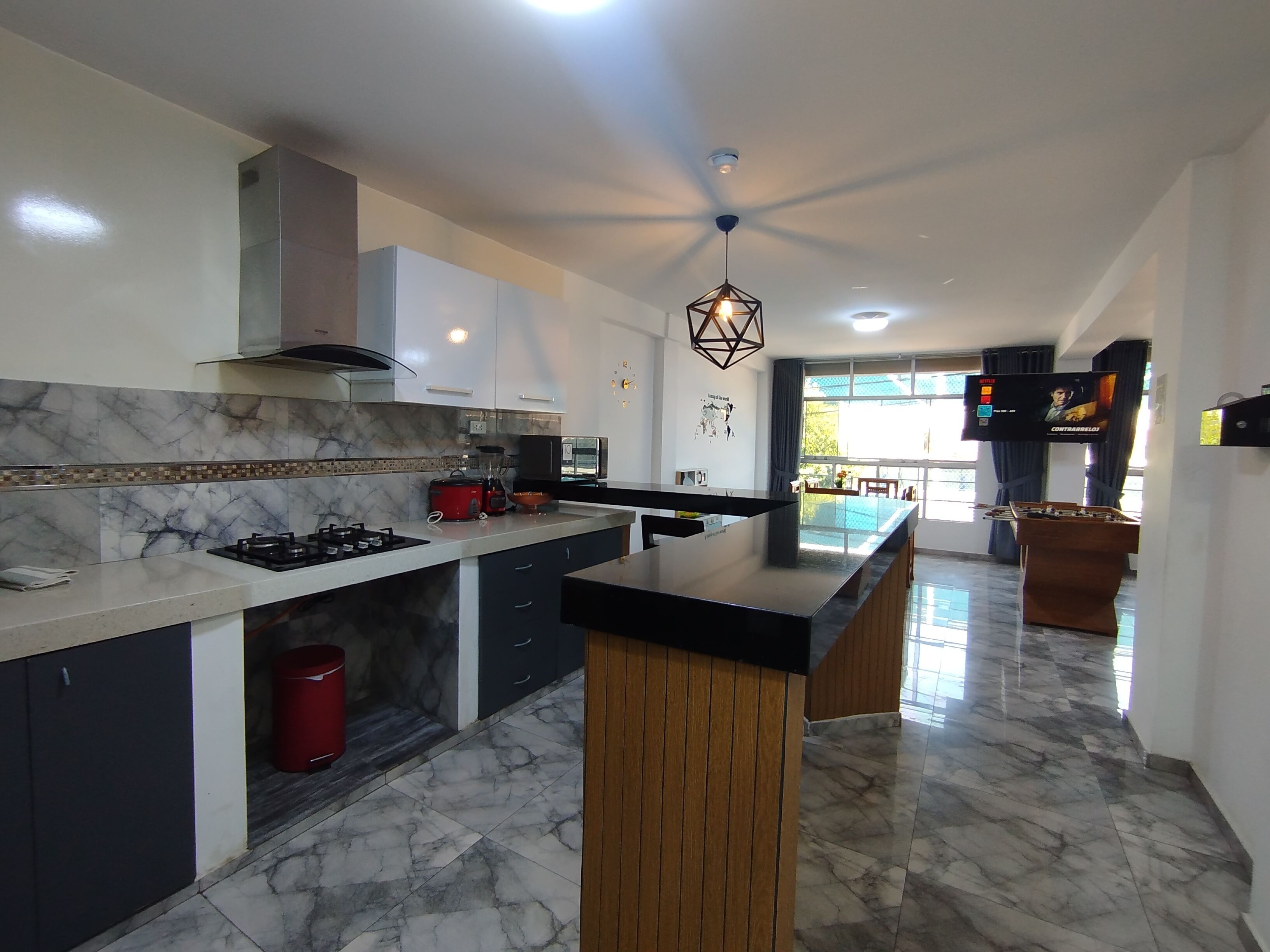 Apartamento superluxo | Cozinha privada | Geladeira grande, micro-ondas