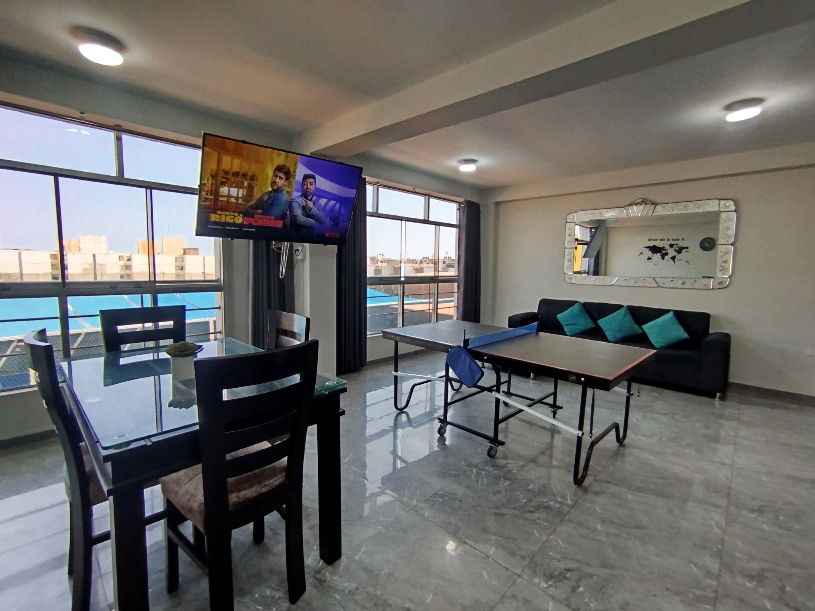 Deluxe Apartment, 3 Bedrooms, Kitchen | Dining room