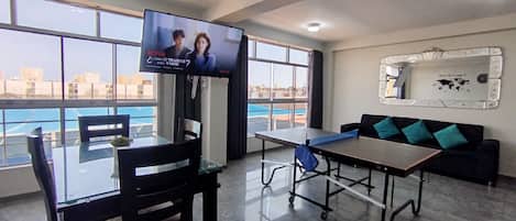 Appartement Deluxe, 3 chambres, cuisine | Salle Ă manger