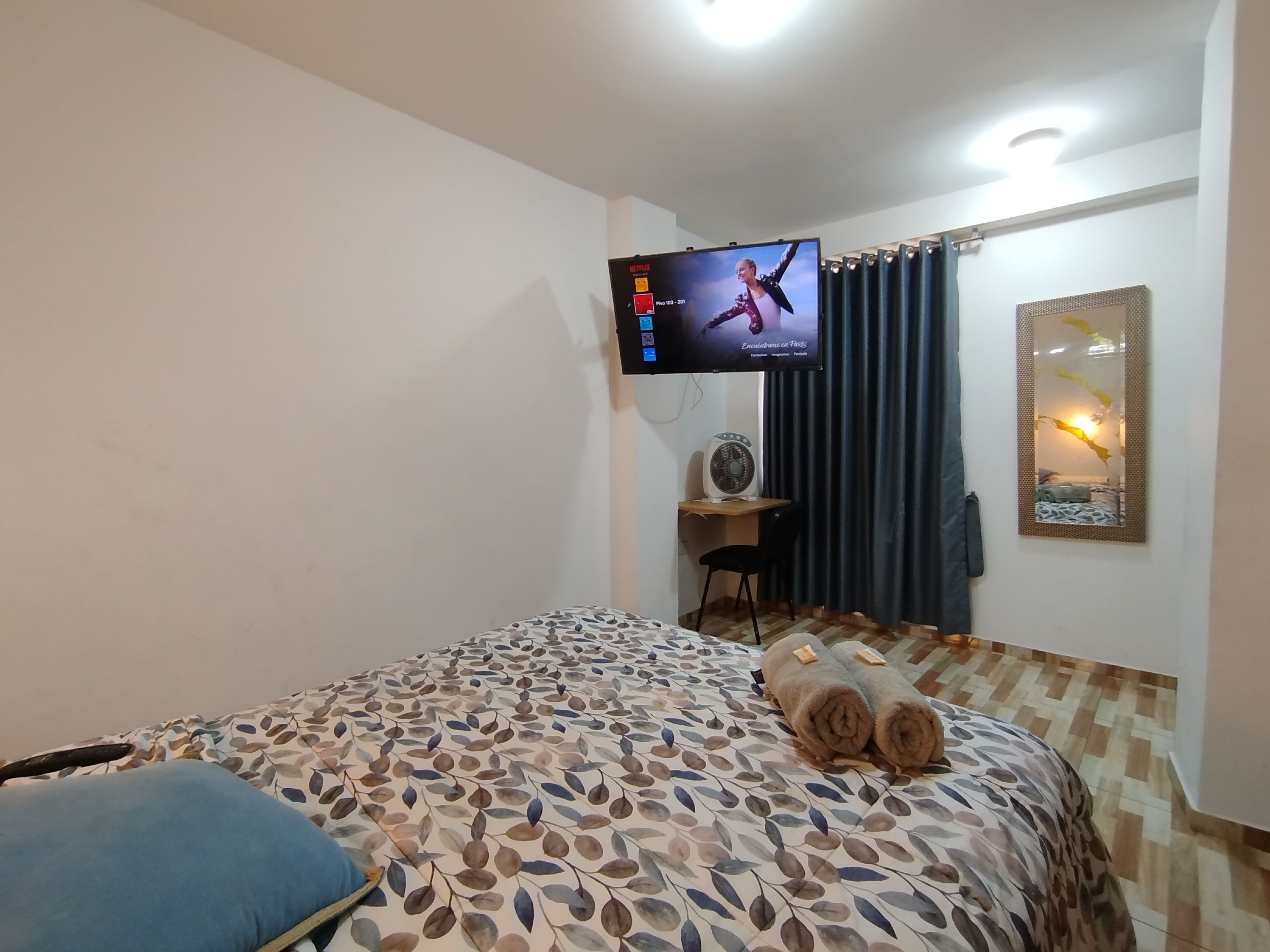 Premium bedding, down duvets, pillow-top beds, desk