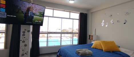 Family Apartment, 2 Bedrooms, Kitchen | Premium bedding, down comforters, pillowtop beds, desk