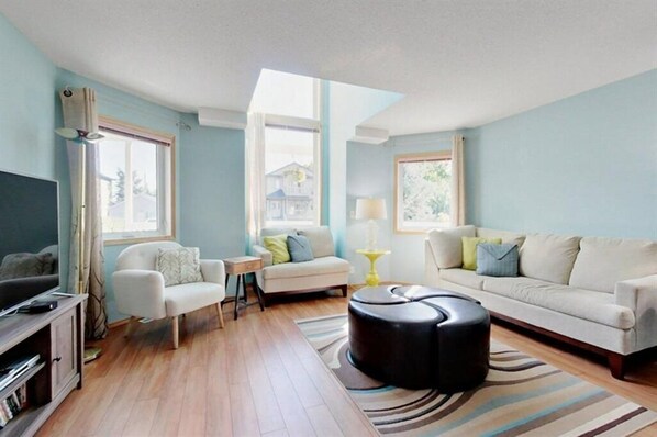 Una televisión, libros