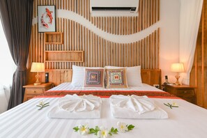 2 Bedroom Bathtub Villa | مأكولات ومشروبات مجانية في الميني بار وتجهيزات عازلة للصوت