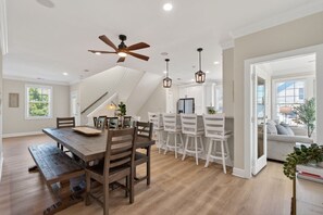 Dining - Luxury Sandbridge Retreat | Pool, Hot Tub, Game Room, Walk to Beach SP305 (Virginia Beach)