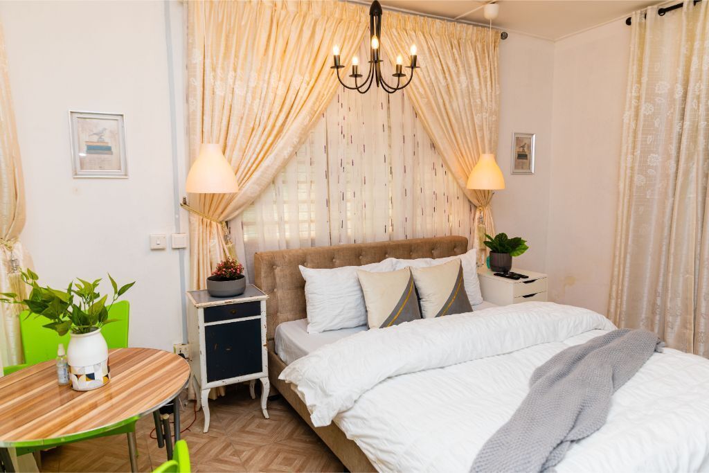 1 間睡房、熨斗/熨衫板、免費 Wi-Fi、床單