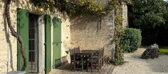 Delightful property, large garden, heated pool, great place for a family holiday