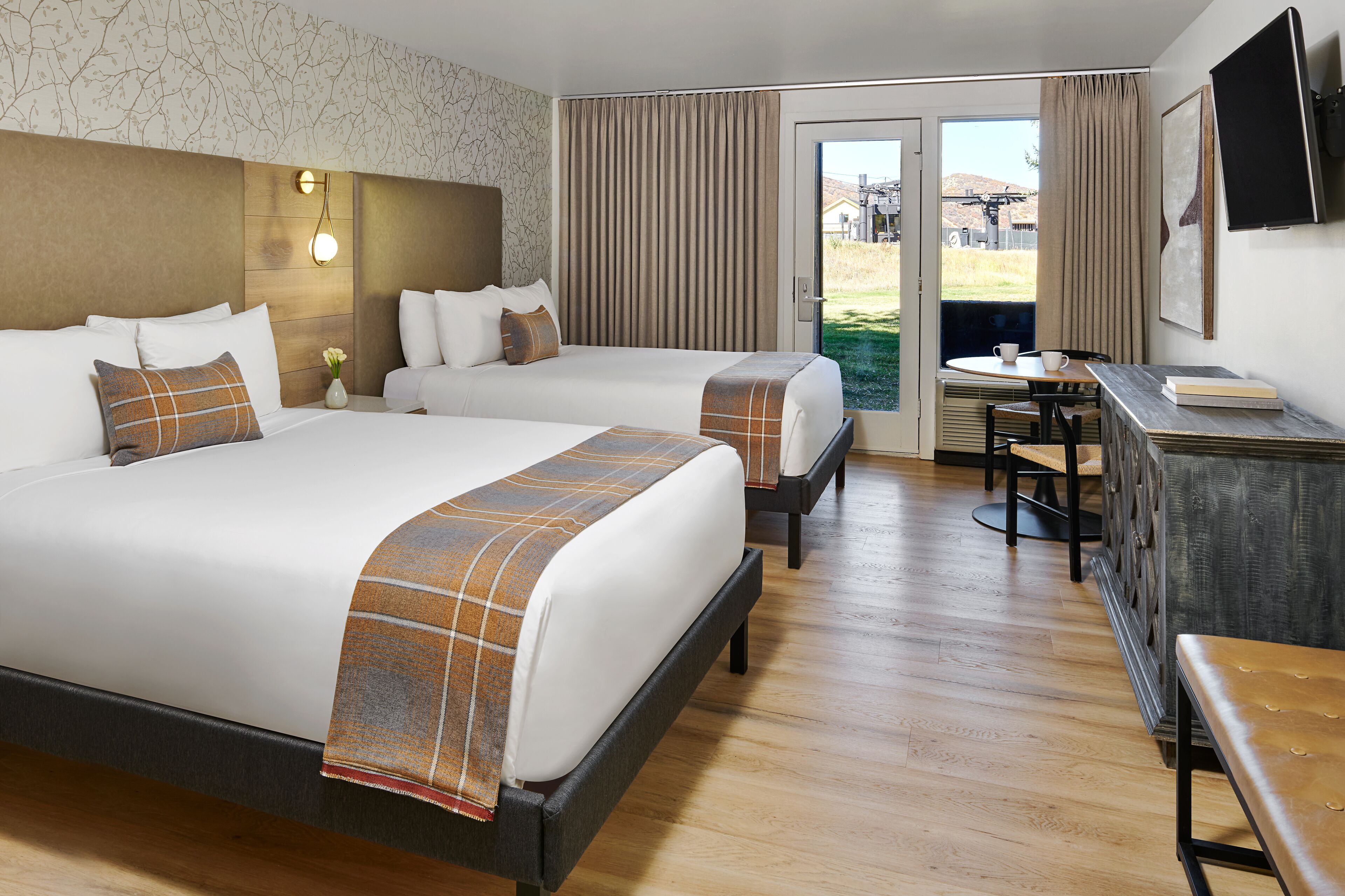 Deluxe Room, 2 Queen Beds, Kitchenette | Individually decorated, individually furnished, iron/ironing board