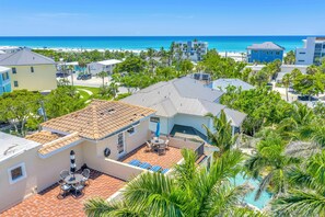 Exterior - Gertrude's Siesta | 100% Private, Pool, Terraces, Rooftops, in Siesta Village at best Beach!. (Siesta Key)