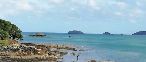 靠近海滩