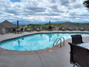 Indoor pool, a heated pool - Righty is 1 of 2 5BR/6BA private pool, game room, theater (Sevierville)