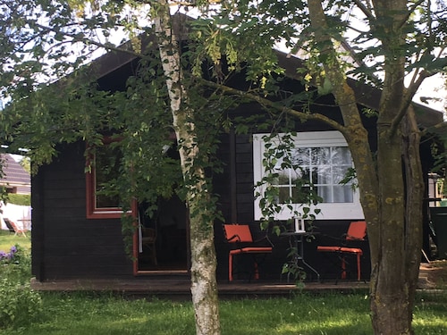 Log cabin in nature and tranquillity