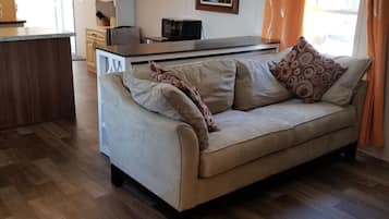 Smart TV, DVD player, table tennis, books