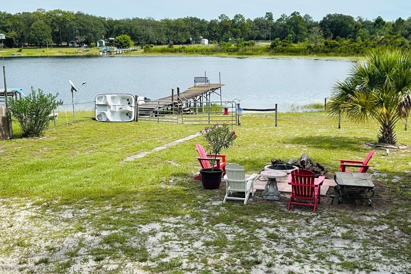 View of dock from the Gazebo