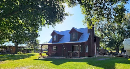 Cabin close enough but far enough to be peaceful