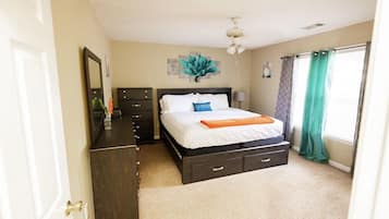 3 bedrooms, iron/ironing board, free WiFi, bed sheets
