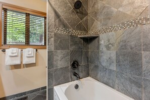Combined shower/tub