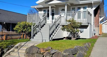 Comfortable 2-bedroom, 2 decks, walking neighborhood, & minutes to downtown.