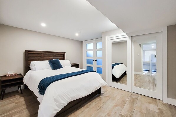 1 makuuhuone, työpöytä, ilmainen Wi-Fi, vuodevaatteet