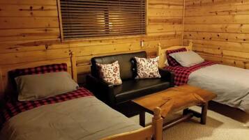 2 slaapkamers, een strijkplank/strijkijzer, gratis wifi, beddengoed