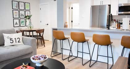 Newly Renovated Modern Condo- Walk to Zilker & Barton Springs! Private backyard!