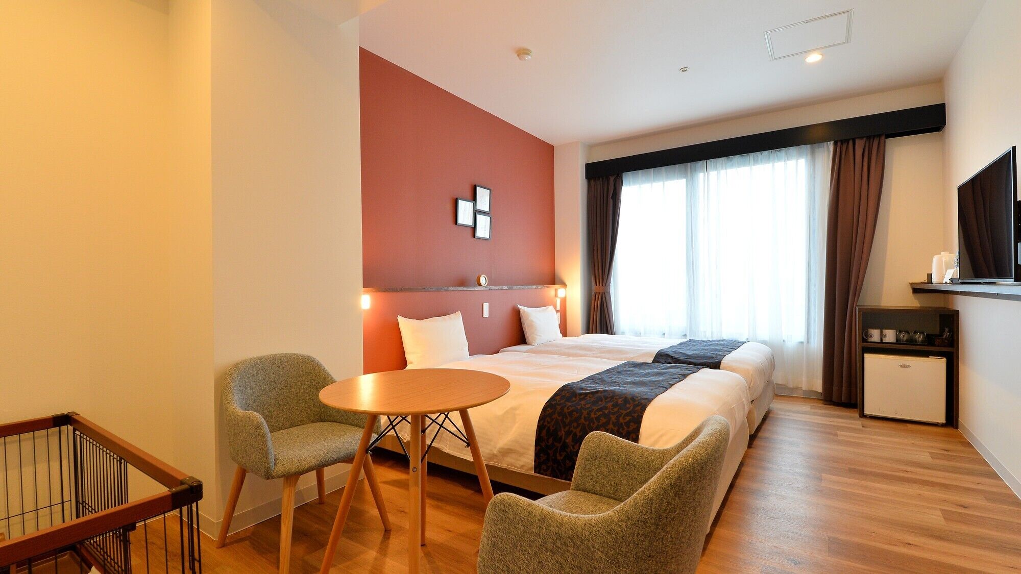 Down comforters, blackout drapes, free WiFi, bed sheets