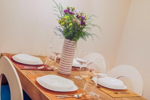 Apartment, 1 Bedroom, Balcony | Dining - Apartment Dudanovski - Cosy and Renovated (Ohrid)