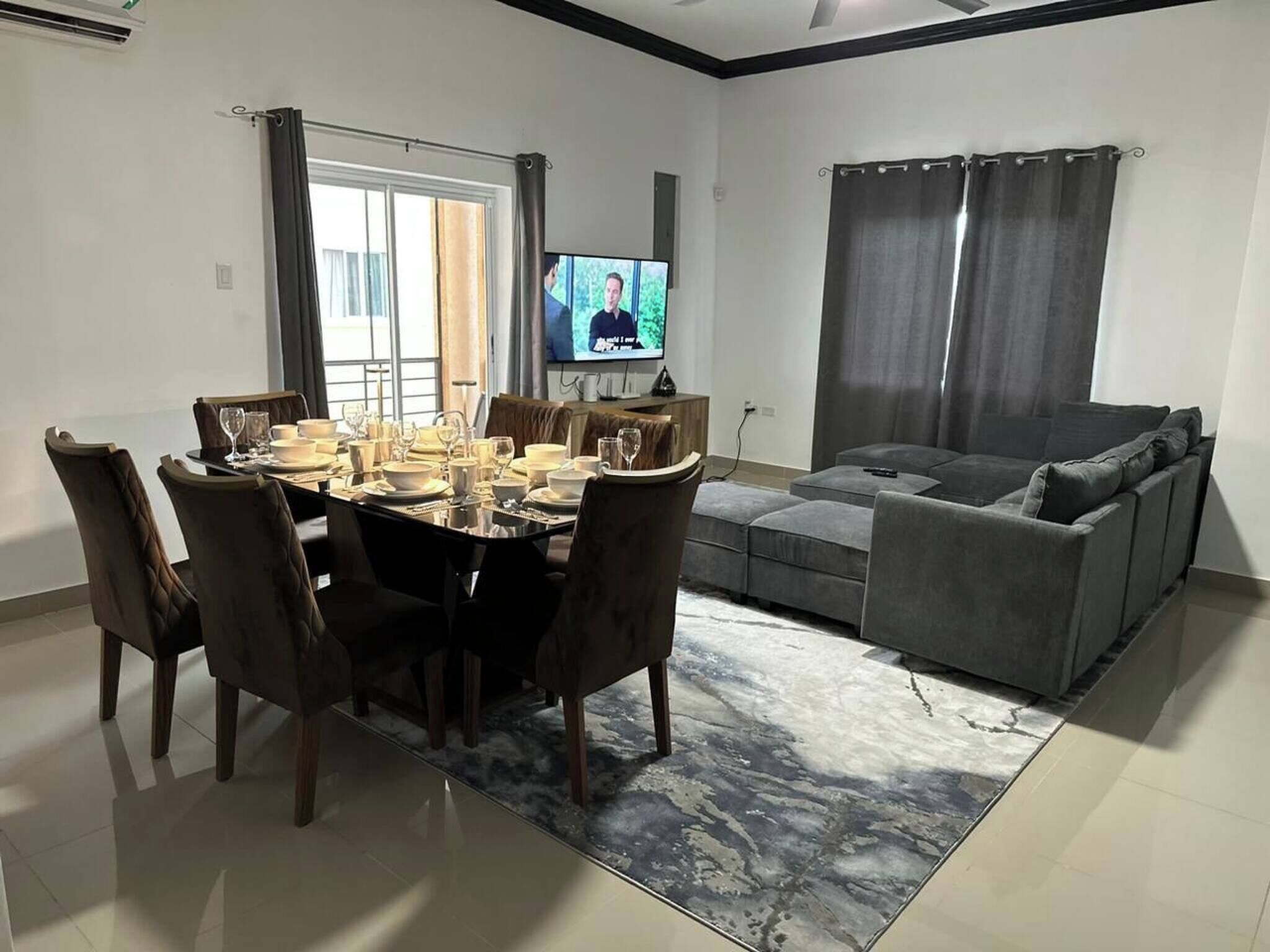 Apartamento, 2 habitaciones, balcón, vistas al jardín | Comedor