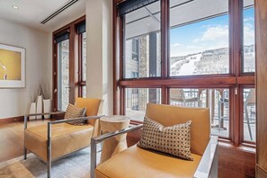 TV, fireplace - Solaris 5A East - 4 Bedroom + Den (Vail)
