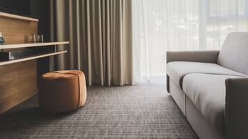 Familienzimmer | Hochwertige Bettwaren, Betten mit Memory-Foam-Matratzen, Zimmersafe