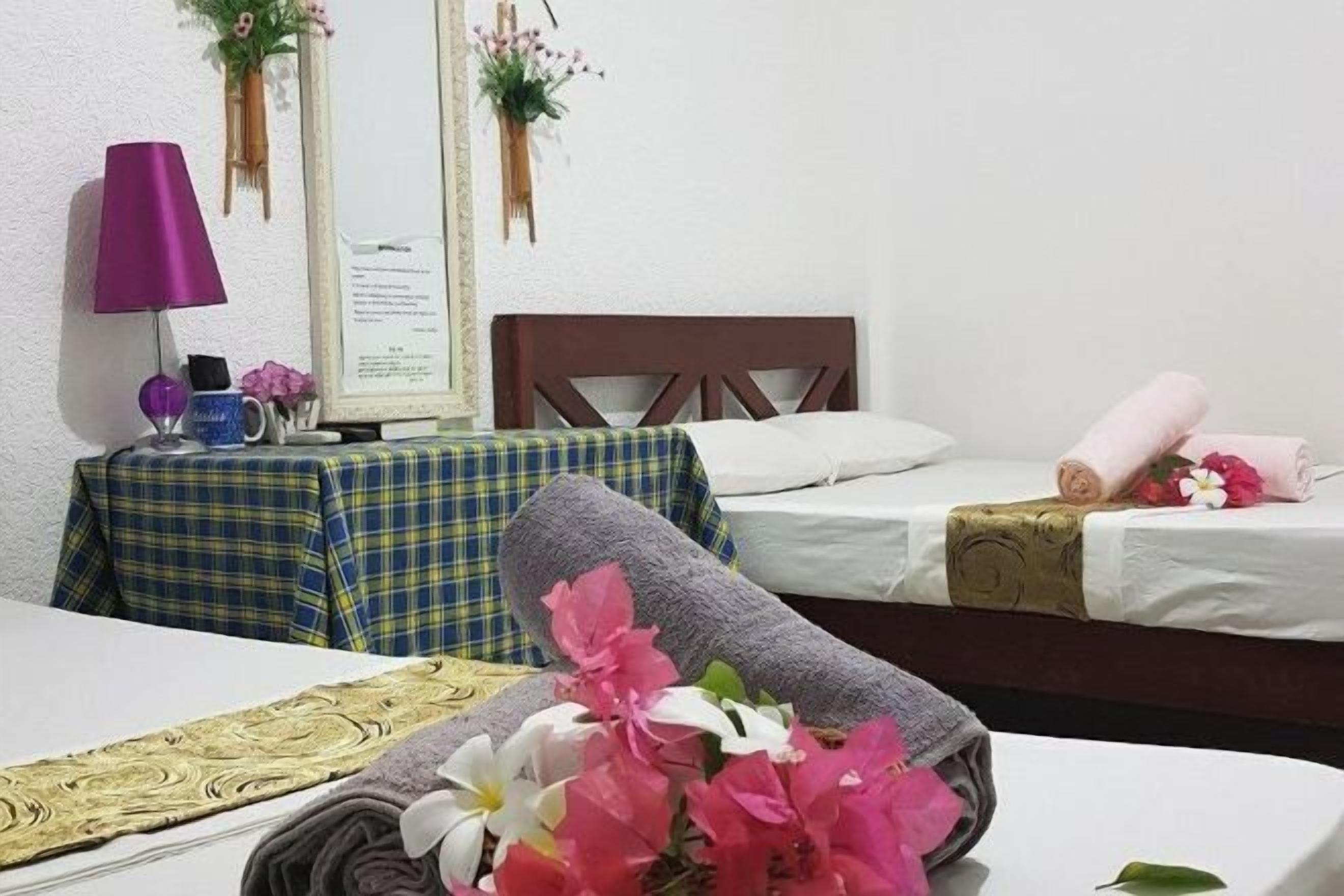 Desk, blackout drapes, soundproofing, iron/ironing board