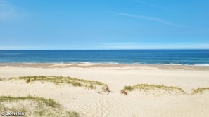 Tæt på stranden
