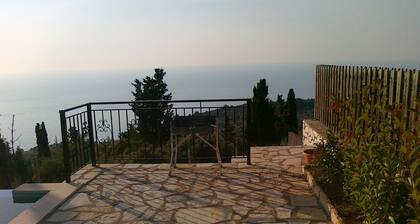 Villa Horizon ... privacy and sunset view of the Ionian Sea