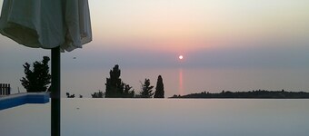 Villa Horizon ... privacy and sunset view of the Ionian Sea