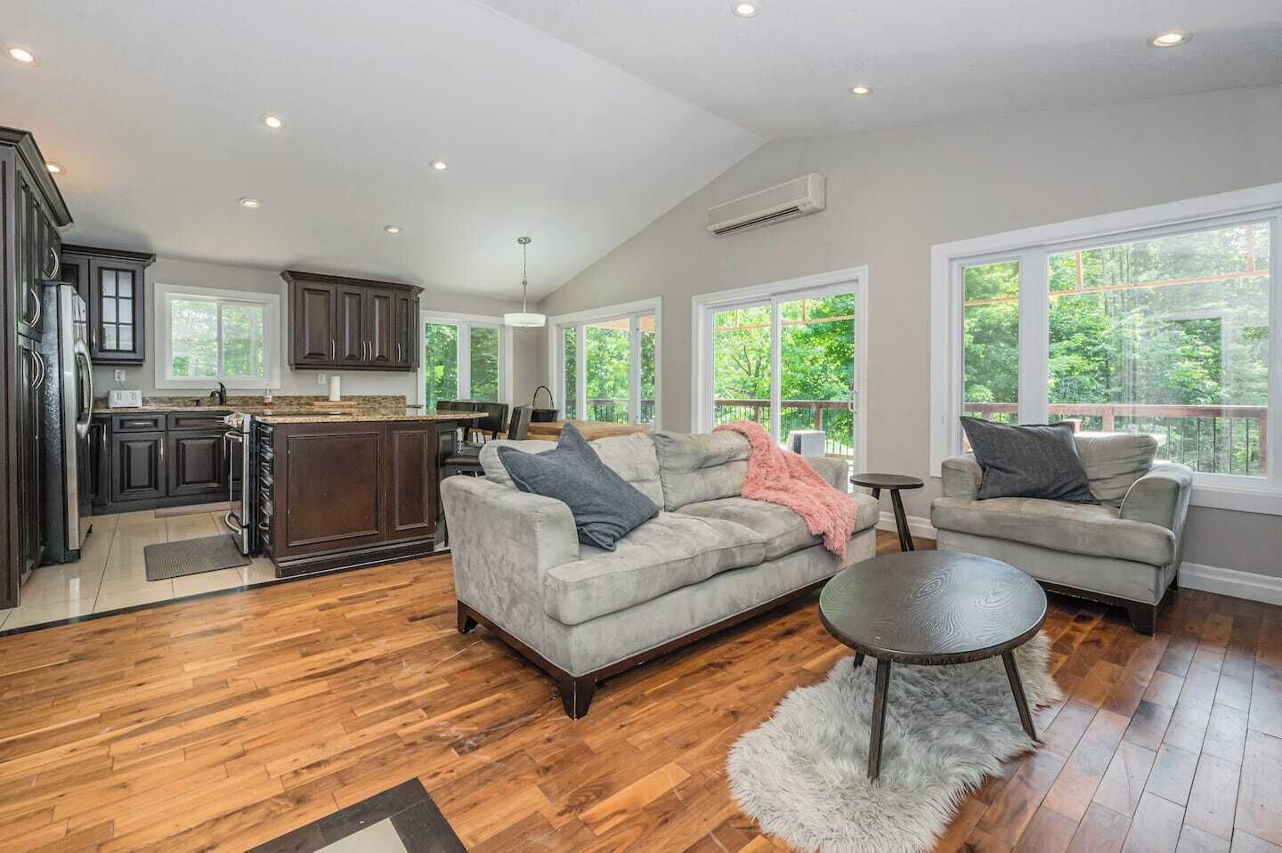 TV connectée, cheminée