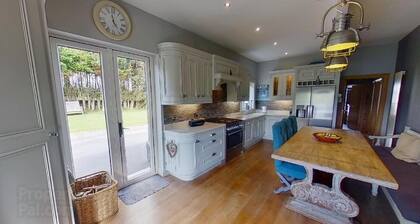 Luxury five-star accommodation with sea views on the Wild Atlantic Way, Ireland.