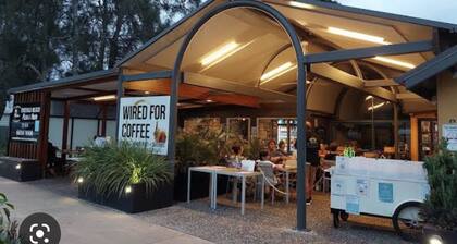 Beach and mountain view property. 2 minutes walk to the beach.