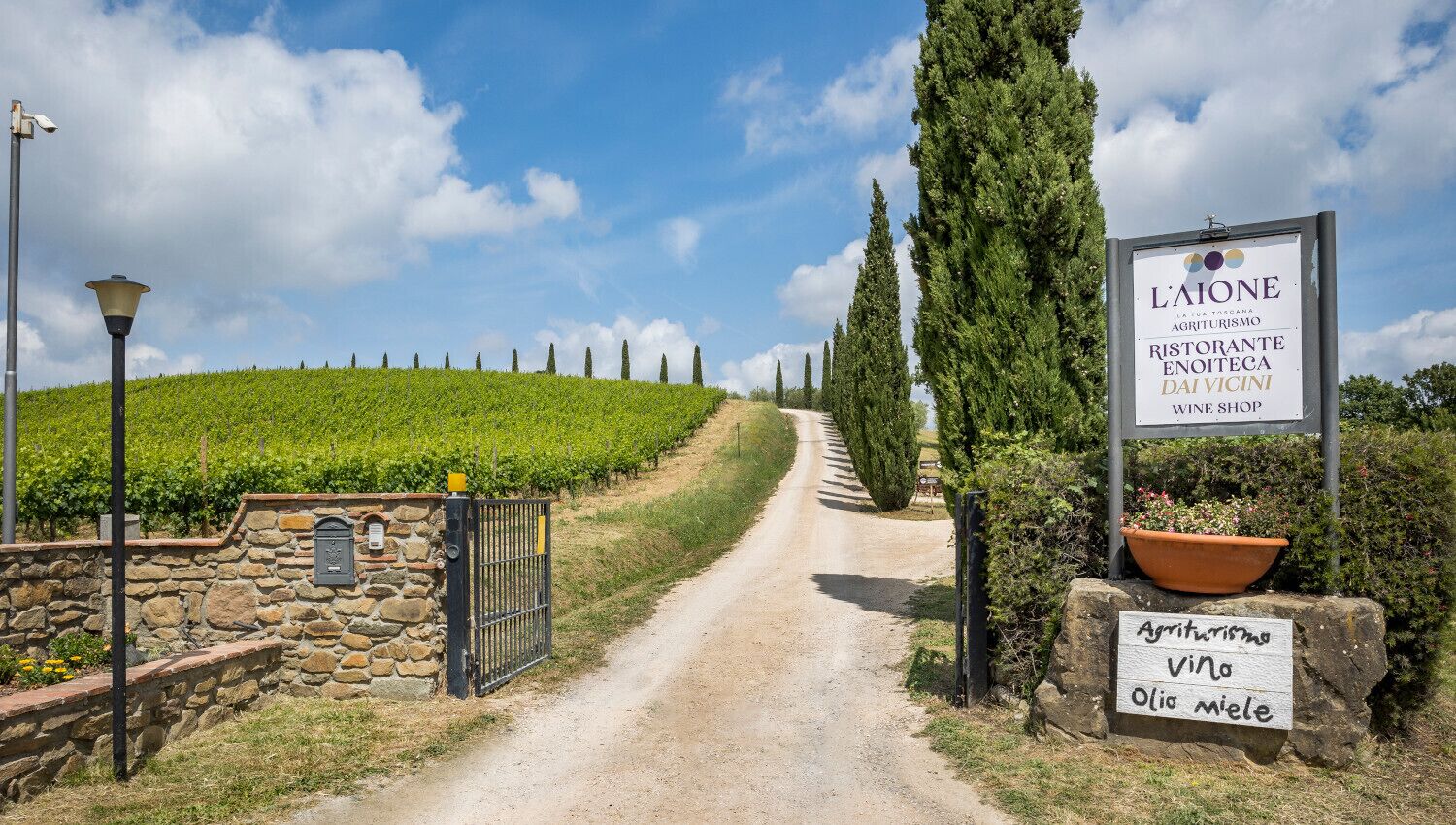 Entrada da propriedade