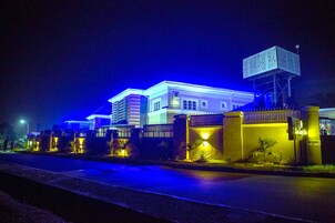 Front of property – evening/night