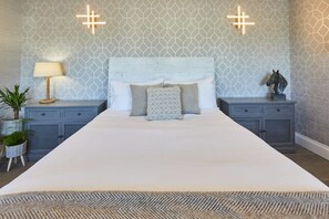 2 bedrooms, premium bedding, desk, iron/ironing board