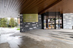 Voorkant van accommodatie