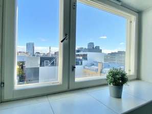 Vue depuis lâhĂ©bergement
