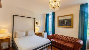 Deluxe Double Room | Premium bedding, pillow-top beds, desk, laptop workspace