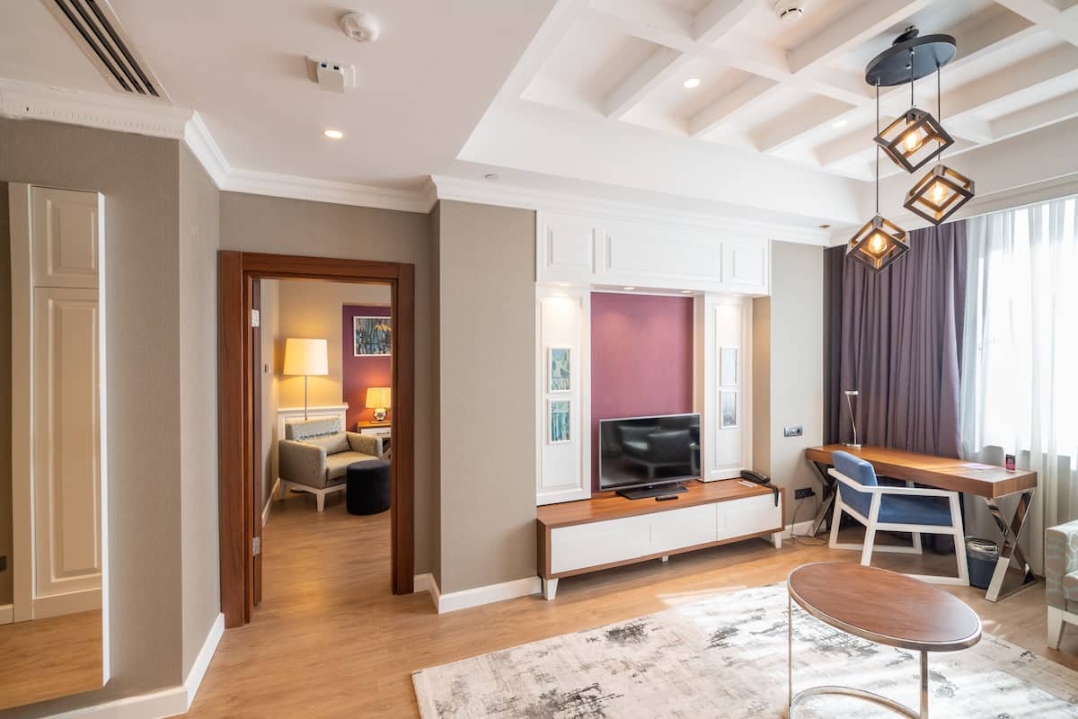 Suite | 1 habitación, sábanas de algodón egipcio y ropa de cama de alta calidad