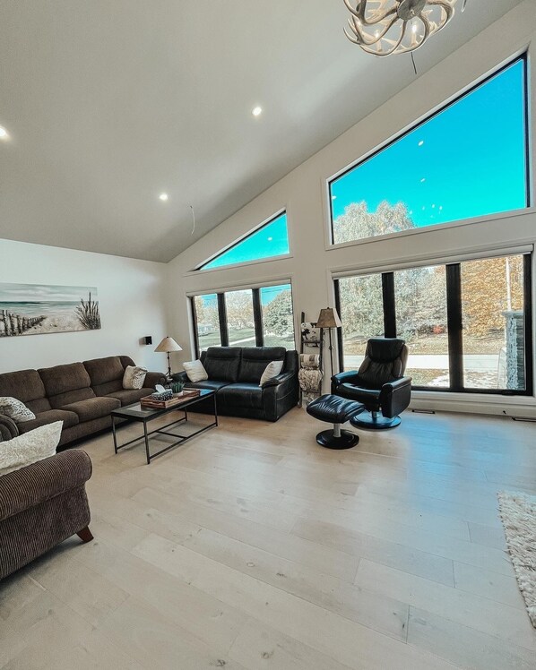 TV connectée, cheminée