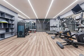 Fitness facility - Modern 2BR Condesa w/ Private Balcony/Gym/Rooftop (Ciudad de México)